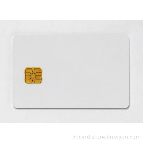 Blank PVC Thermal Printer Workable Chip Card (ZDS07) (ZDS07 Blank Chip Card)